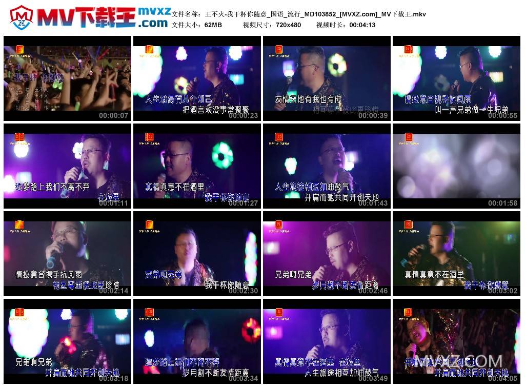 王不火-我干杯你随意_国语_流行_MD103852